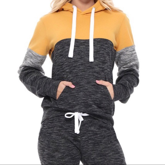 CLEARANCE-FIRM‼️5🌟Color Block Jogger Jumpsuit - Picture 7 of 7